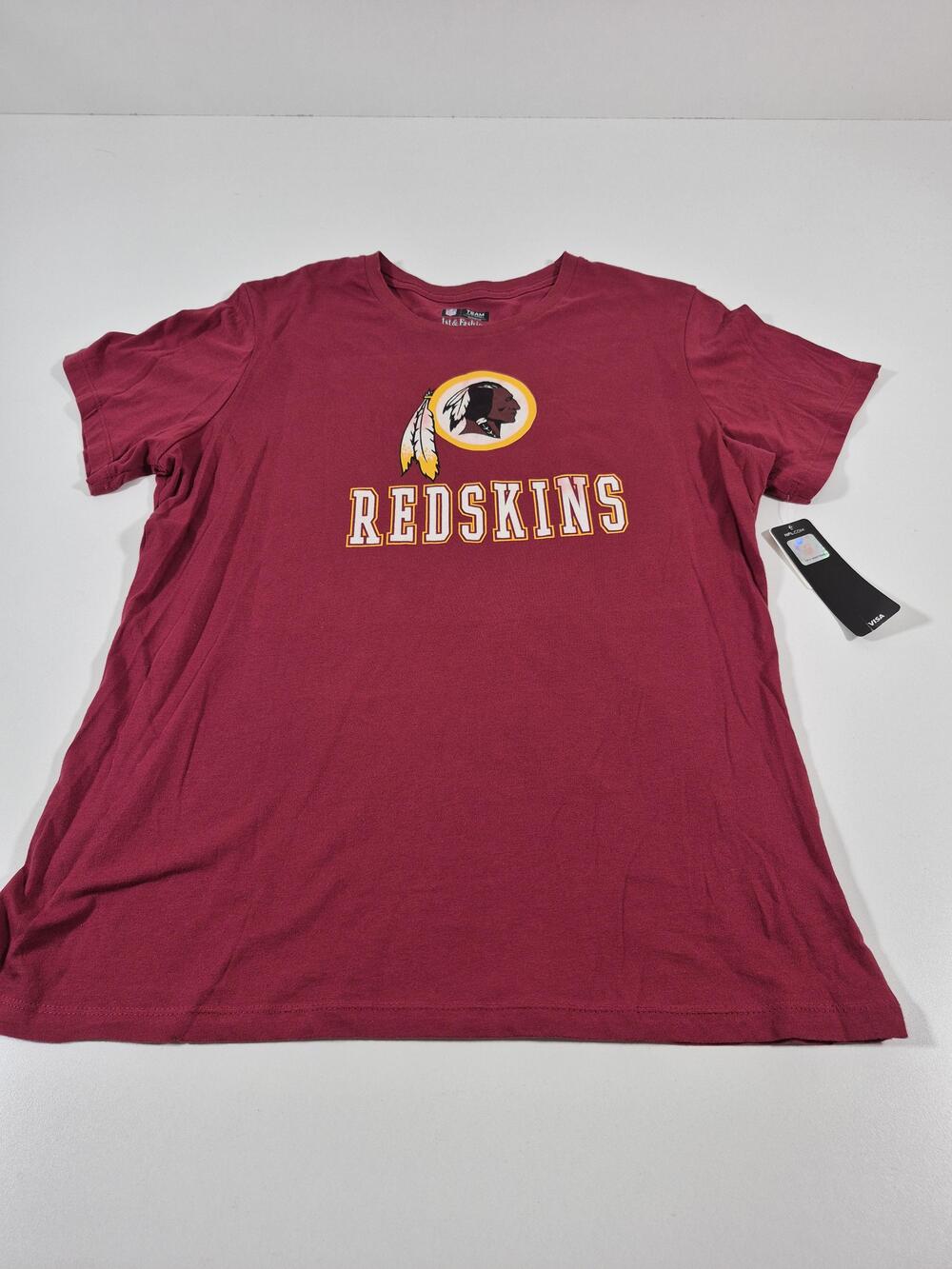 Washington Redskins Shirt Womens 2XL Red NFL Football Team Apparel Graphic Tee